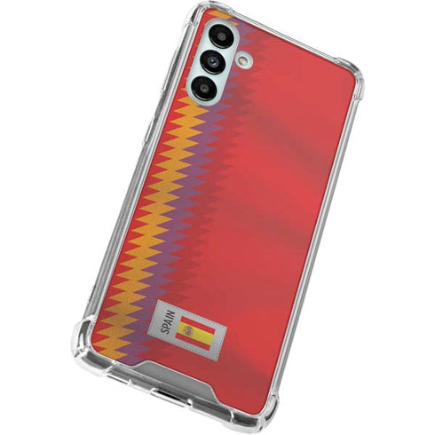Spain Soccer Flag Galaxy A13 5G Clear Case